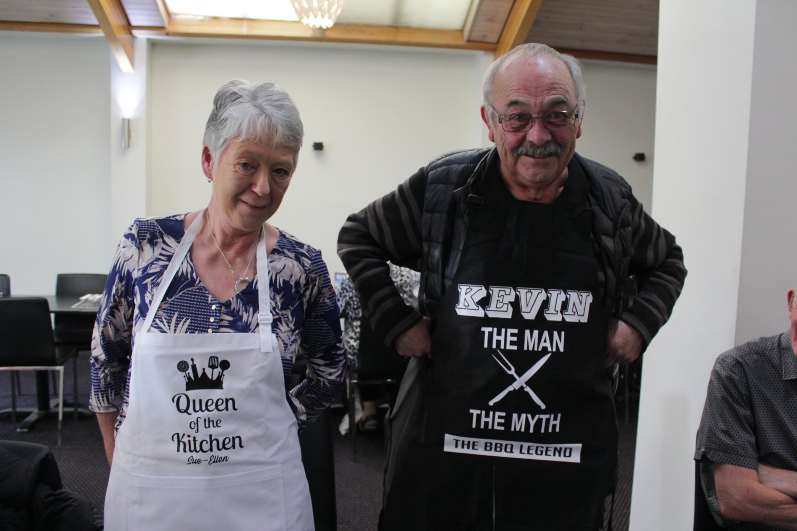 Kevin and Sue-Ellen at their retirement